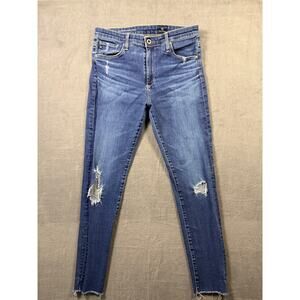 AG Jeans Adriano Goldschmied The Farrah Skinny Ankle High-Rise Size 29